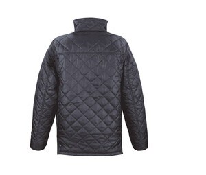 Result RS195 - Elegant Quilted Polyester Zip Jacket with Corduroy Collar