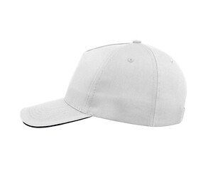 Atlantis AT004 - Atlantis 5-Panel Cotton Cap with Reinforced Front