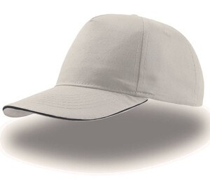 Atlantis AT004 - Atlantis 5-Panel Cotton Cap with Reinforced Front