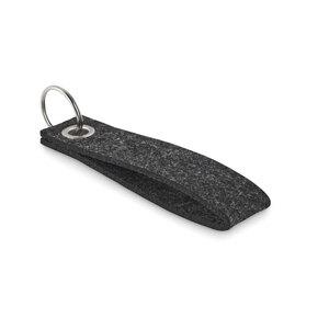 SUORA RPET Eco-Friendly Rectangular RPET Felt Keyring - GiftRetail MO6508