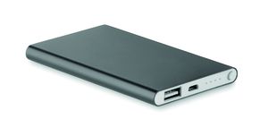 POWERFLAT Ultra Slim 4000 mAh Aluminum USB Power Bank - GiftRetail MO8735
