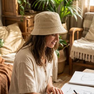 ATLANTIS AT234 - Eco-Friendly Foldable Ventilated Cotton Hat