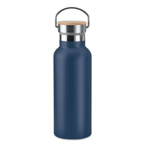 HELSINKI 500ml Bamboo Lid Insulated Flask - GiftRetail MO9431