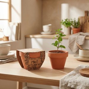 MINT POT Nasiona mięty w doniczce - GiftRetail MO2218