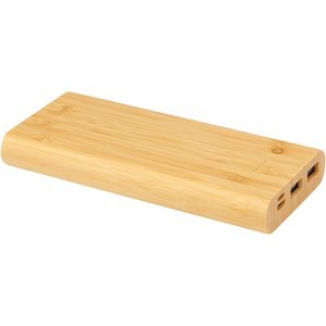 Tulda 10.000 mAh bamboo power bank - EgotierPro 124323