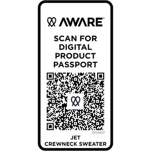 Elevate NXT 37543 - Jet sweter unisex Aware™ z okrągłym dekoltem z materiałów z recyklingu