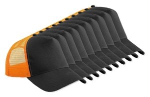 Czarno/pomarańczowy