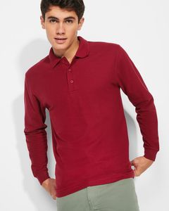 Roly PO5009 - CARPE  Long-sleeve polo shirt with ribbed collar and cuffs
