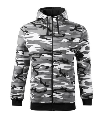 Malfini C19 - Camo Zipper Bluza męska