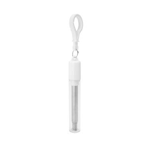 Stamina MD4068 - LADAS 304 stainless steel reusable extendable straw with silicone nozzle