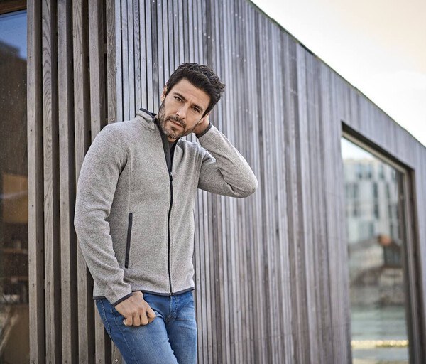Tee Jays Men's Cozy Fleece Jacket with Pockets
