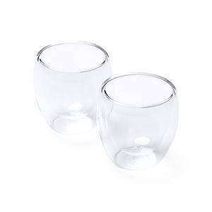 Stamina VA4132 - CAPSUL Set of 2 double wall glasses in borosilicate glass