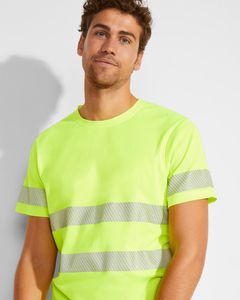 Roly HV9317 - TAURI Technical high-visibility short-sleeve t-shirt