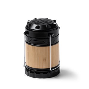 MOSUL Bezprzewodowy głośnik o mocy 3 W z funkcją lampki o jasności na poziomie 230 lumenów z główną konstrukcją wykonaną z bambusa