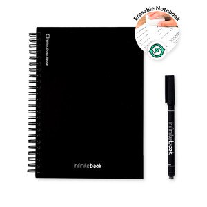 InfiniteBook 33203 - Set includes an A5 "Infinitebook", cleaning kit, marker and marker holder