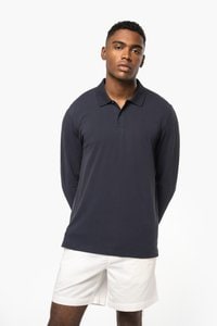 Kariban K2027 - Men's Organic 180 piqué polo shirt long sleeves