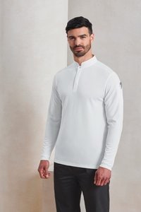 Premier PR647 - Coolchecker Essential long sleeve chef’s polo shirt