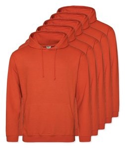 Pack of 5 AWDis Just Hoods JH001 - Unisex Cozy Hooded Sweatshirt for All Seasons