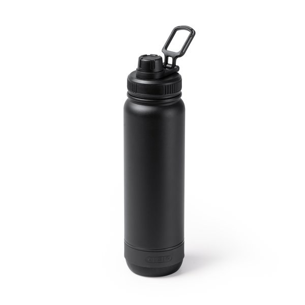 NUFRIK Double-walled 304 stainless steel thermal bottle with removable 3W speaker