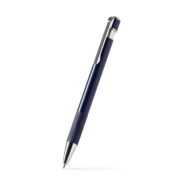 BLOMY Recycled aluminium pen with body in matte finish and silver details