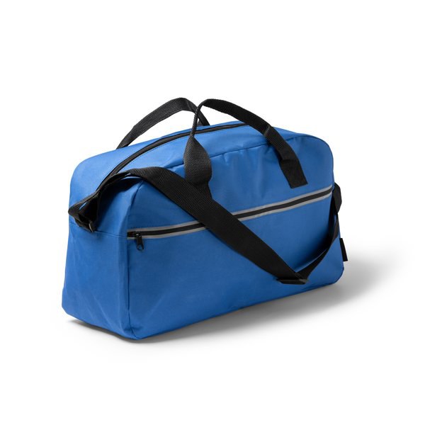 WILKINS Sports bag made of 300D RPET with zip closure and front pocket with reflective band