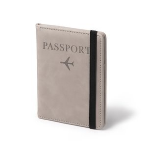Stamina PM1774 - MUNDI Passport cover made of PU with elastic strap for closure