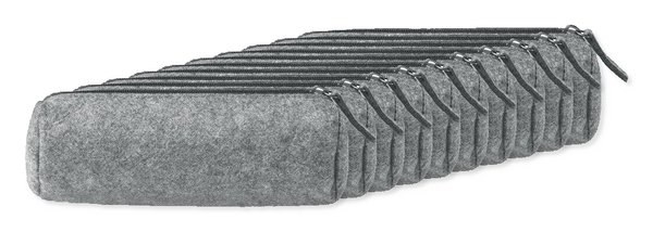 Zestaw 10 szt. GiftRetail MO9819 - PENLO Piórnik z filcu