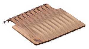 Pack of 100 GiftRetail MO6965 - CIBO Premium Acacia Wood Serving Board with Handle