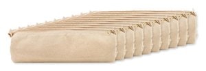 Pack of 100 GiftRetail MO9834 - NATU POUCH Eco-Friendly Cotton Pencil Case with Zipper