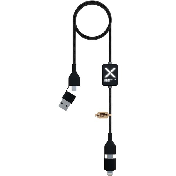 SCX.design 2PX212 - C32 60W switch charging cable with light-up logo