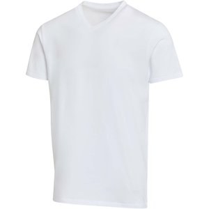 Elevate 39665 - Balfour organiczna koszulka unisex z krótkim rękawem i dekoltem w serek, wykonana z materiału o gramaturze 200 g/m², z certyf