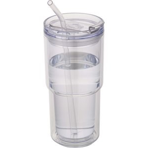 Kubek plastikowy Archer o pojemności 480 ml z podwójnymi ściankami - EgotierPro 100967
