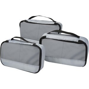 Jet GRS - organizery podróżne w kształcie sześcianu, wykonane z materiałów z recyklingu - zestaw 3 sztuk - EgotierPro 120807